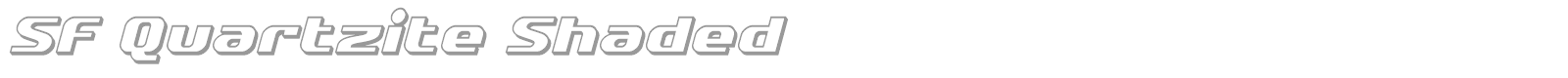 SF Quartzite font preview